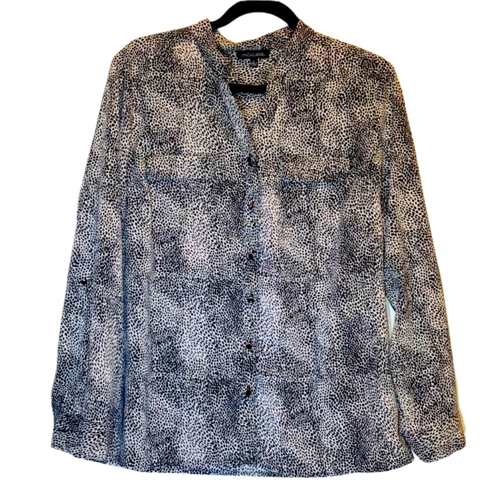 3/$15 Animal print blouse